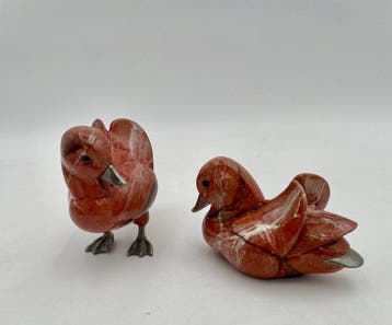 sculptuur, EXTREMELY RARE DUO OF MALEVOLTI DUCKS, ITALY –, Nieuw