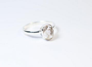 Herkimer-diamant ring / nieuw- 2.32 g - (1)