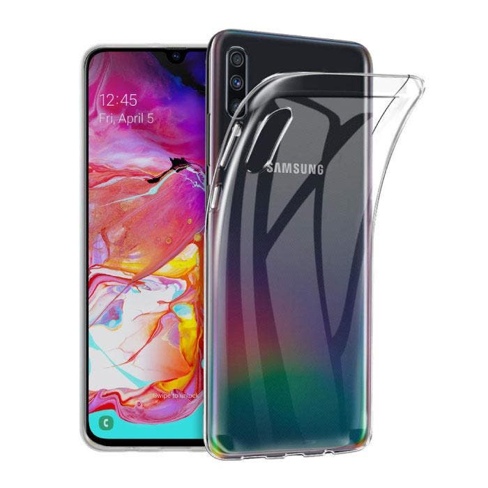 Samsung Galaxy A70 Transparant Clear Case Cover Silicone TPU, Telecommunicatie, Mobiele telefoons | Hoesjes en Screenprotectors | Samsung