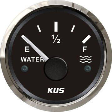 Watermeter Boot 56mm Zwart met Rvs Rand, Ophalen of Verzenden