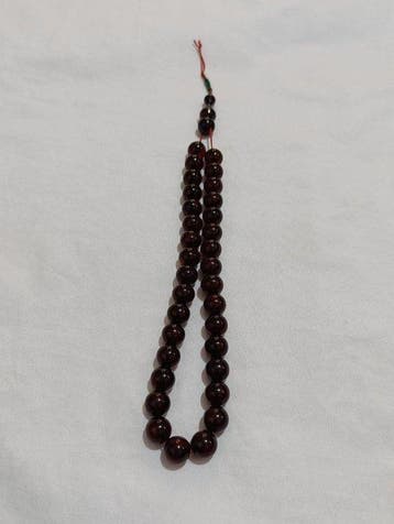 Chapelet - Ambre - 1970-1980 - Chapelet de perles de prière, Nieuw