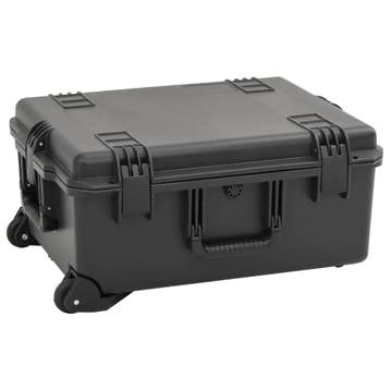 vidaXL Flightcase draagbaar 62,5x50x28,5 cm PP zwart, Verzenden, Nieuw