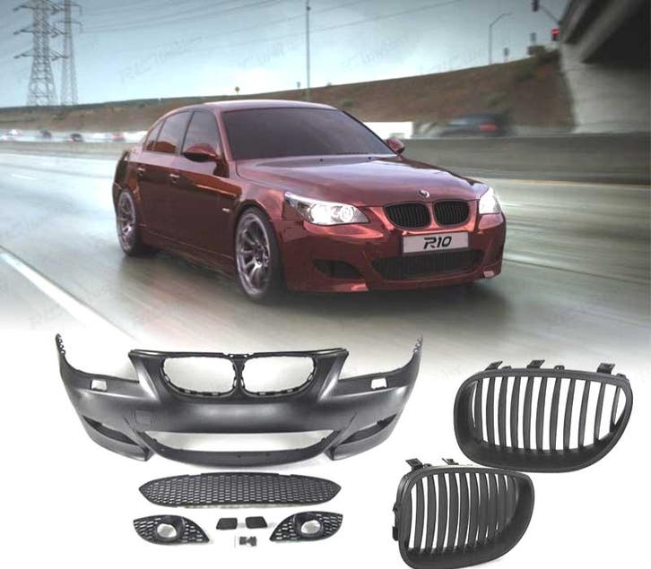 Pare Chocs + Calandres Pour Bmw E60 03-07 Look M5 Sra, Auto-onderdelen, Carrosserie, Verzenden