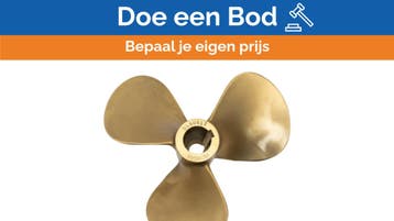 Bieden: Michigan Propellers 3-Blade Brass Propeller GL352 2, Watersport en Boten, Ophalen of Verzenden, Nieuw