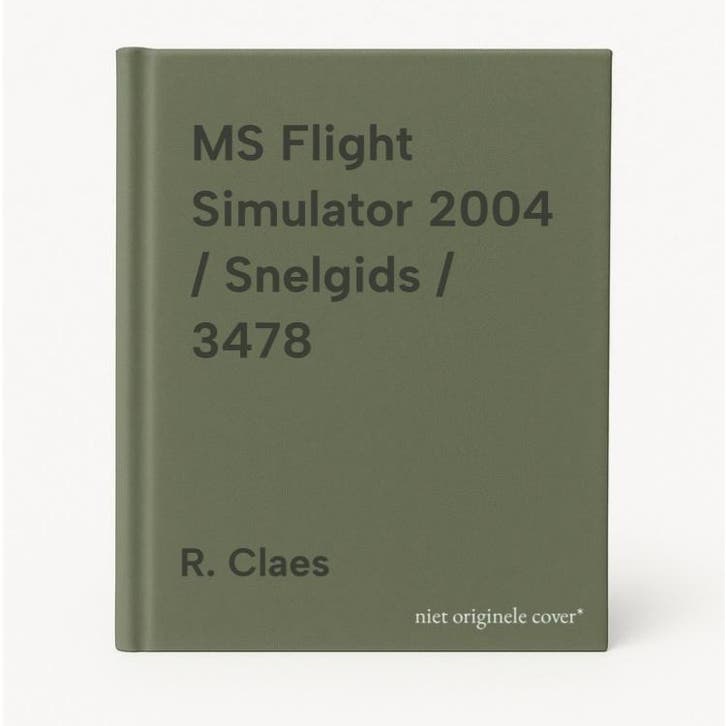 MS Flight Simulator 2004 / Snelgids / 3478 9789045634784, Livres, Informatique & Ordinateur, Envoi