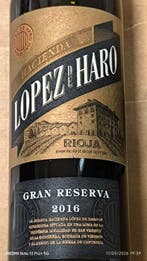 2016 Hacienda Lopez de Haro - Rioja Gran Reserva - 6 Flessen, Nieuw