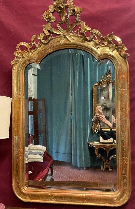 Miroir - Bois, Antiquités & Art, Antiquités | Autres Antiquités