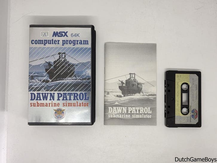 MSX - Dawn Patrol - Submarine Simulator, Games en Spelcomputers, Games | Overige, Gebruikt, Verzenden