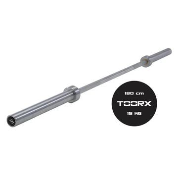 Toorx Fitness Olympische Halterstang  Chrome 180 cm BO-180, Sport en Fitness, Verzenden, Nieuw