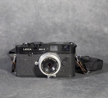 Leica M4-2 zwart + Summaron 35mm f/2.8 complete set met