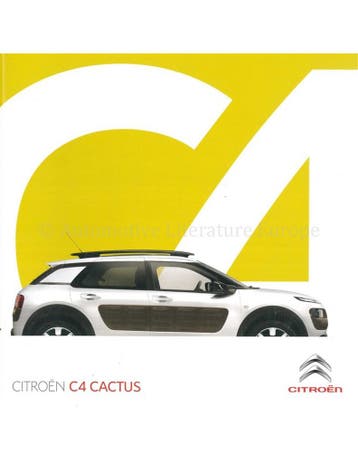 2014 CITROEN C4 CACTUS BROCHURE NEDERLANDS, Boeken, Nieuw