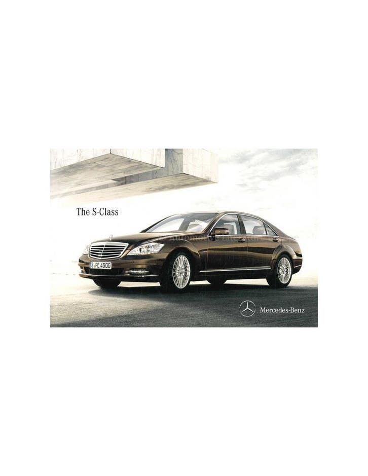 2012 MERCEDES BENZ S KLASSE BROCHURE ENGELS, Boeken, Auto's | Folders en Tijdschriften