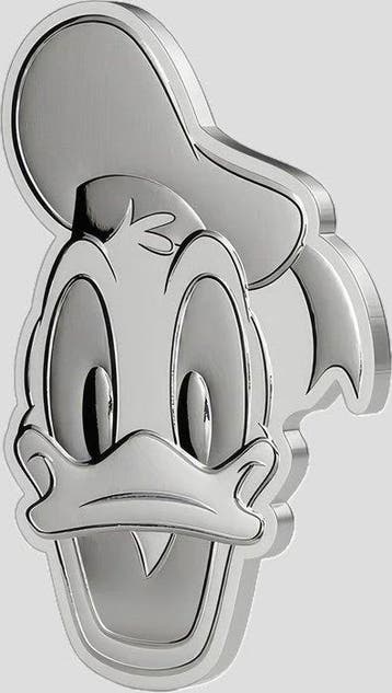 Niue. Silver medal 2026 Disney Iconic Expressions – Donald, Postzegels en Munten