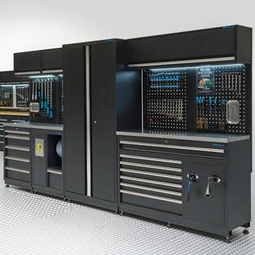 Datona Werkplaatsinrichting PREMIUM met RVS werkblad - 362, Ophalen of Verzenden