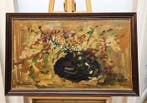 European School (XX) - Post-Impressionist Style Floral Still