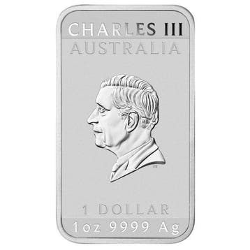 1 Troy Ounce - Zilver .999 - 2026 1 oz $1 AUD Australia 9999