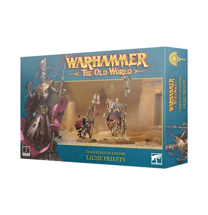 Tomb Kings of Khemri Liche Priests (Warhammer nieuw), Hobby & Loisirs créatifs, Wargaming, Enlèvement ou Envoi
