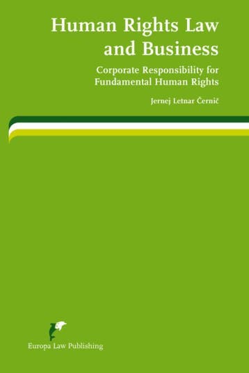Human Rights Law And Business | Jernej Letnar Cernic | Nieuw, Verzenden, Jernej Letnar Cernic