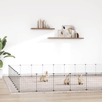 vidaXL Huisdierenkooi met deur 36 panelen 315x315x35 cm, Dieren en Toebehoren, Verzenden, Nieuw