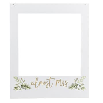 Photobooth Frame Almost Mrs 70cm, Hobby en Vrije tijd, Feestartikelen, Verzenden, Nieuw