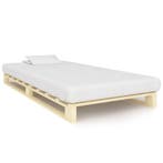 vidaXL Bedframe pallet massief grenenhout 100x200 cm, Verzenden, Nieuw