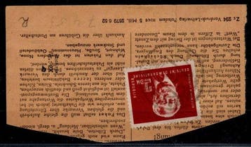 Duitse Democratische Republiek (DDR) 1952 - DDR 339 xb, 80, Postzegels en Munten, Gestempeld