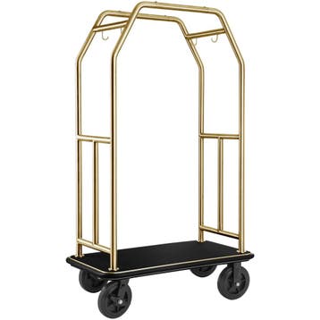 Bagagetrolley | TRAVELLER | RVS | Goudkleurig/Zwart |, Verzenden, Nieuw in verpakking