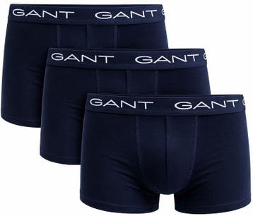 Gant Boxershorts Trunk 3-Pack Navy maat 3XL Heren, Vêtements | Hommes, Sous-vêtements, Verzenden
