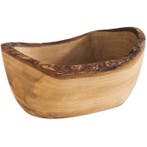 Kom | EARTH OLIVE | Olijfhout | Per Stuk | 250x100x90(h)mm, Verzenden