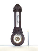 Barometer - Hout - Jugend / Art Nouveau
