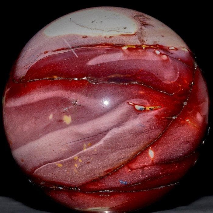 Australische Mookaite-bollen - Exclusieve verzamelaarbol -, Antiek en Kunst, Curiosa en Brocante