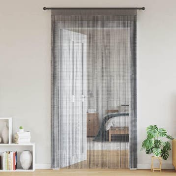 vidaXL Draadgordijnen 2 stuks Antraciet 140x250 cm, Huis en Inrichting, Verzenden, Nieuw