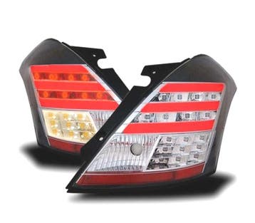 Feux Arrière Pour Suzuki Swift Sport 10-17 Led Bar Lti Noir, Verzenden