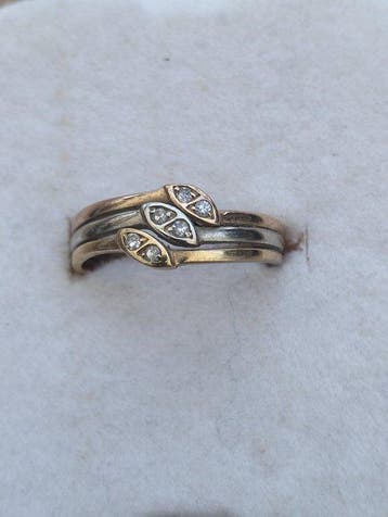 Zonder minimumprijs - Ring - 18 karaat Geel goud, Handtassen en Accessoires, Ringen, Nieuw