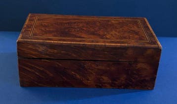 Doos (3) - Bamboe, Thuya, Lignum vitae/pokhout - Exotische