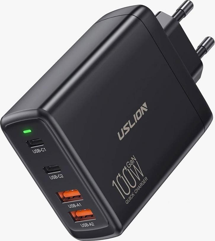 DrPhone WL19 GaN 100W Multipoort Oplader - USB-hub – 4, Télécoms, Téléphonie mobile | Chargeurs pour téléphone, Envoi