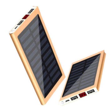Externe 30.000mAh Solar Charger Powerbank Zonnepaneel, Telecommunicatie, Verzenden, Nieuw, Stuff Certified®
