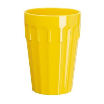 Bekers | KRISTALLON | Kunststof | Geel | 26cl | 12 Stuks |, Verzenden