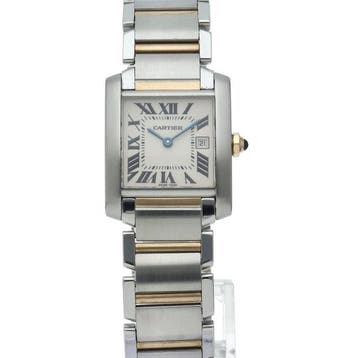 Cartier - Tank Francaise MM Date Watch Combi - W51012Q4 -, Nieuw