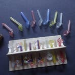 Lauscha/Bimini - Eenbloemige vaas (21) - Glas - Mesbanken