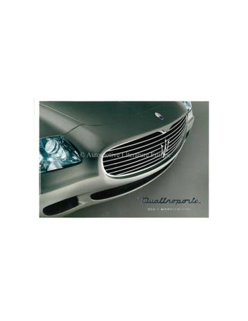 2006 MASERATI QUATTROPORTE V INSTRUCTIEBOEKJE ITALIAANS, Ophalen of Verzenden