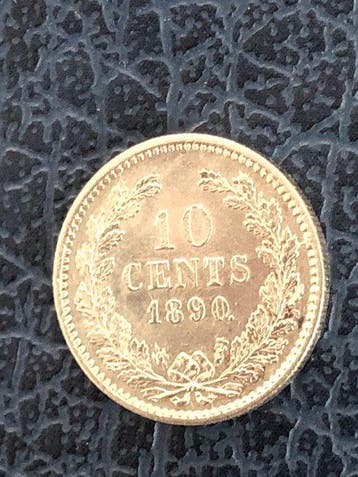 Nederland. Willem III. 10 Cents 1890 (Zonder minimumprijs), Postzegels en Munten, Munten | Nederland