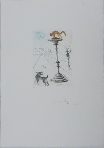 Salvador Dali (1904-1989) - Shakespeare : La Mégère