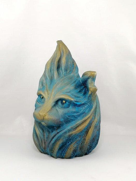 Vanessa Bonino - Dreaming cat, Antiek en Kunst, Kunst | Designobjecten