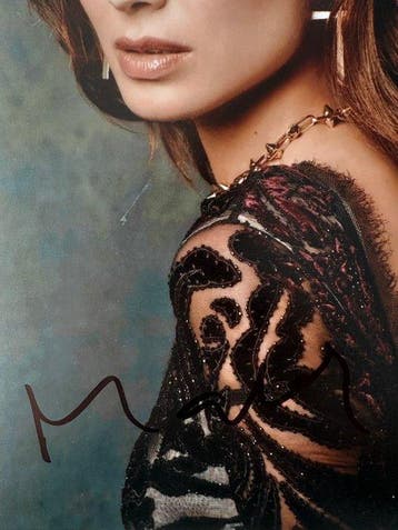 Berenice Marlohe as Severine handsigned photo with BBC, Nieuw
