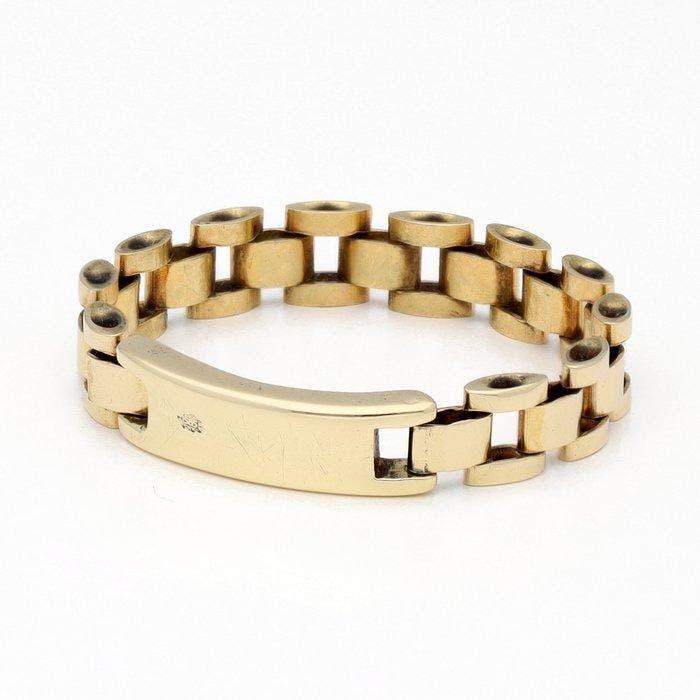 Ring - 14 karaat Geel goud, Handtassen en Accessoires, Ringen