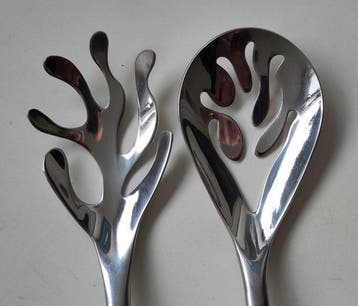 Alessi - Emma Silvestris - Saladebestek (2) - Staal -