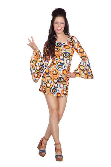 Hippie Jurkje Vlindermouwen, Kleding | Dames, Carnavalskleding en Feestkleding, Verzenden, Nieuw
