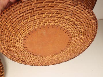 Dienblad (7) - Hout, Osier - Onderborden