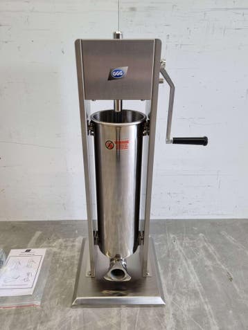 RVS Verticale vulbus stopbus worstvuller 7 liter Horeca, Zakelijke goederen, Horeca | Keukenapparatuur, Ophalen of Verzenden, Nieuw in verpakking